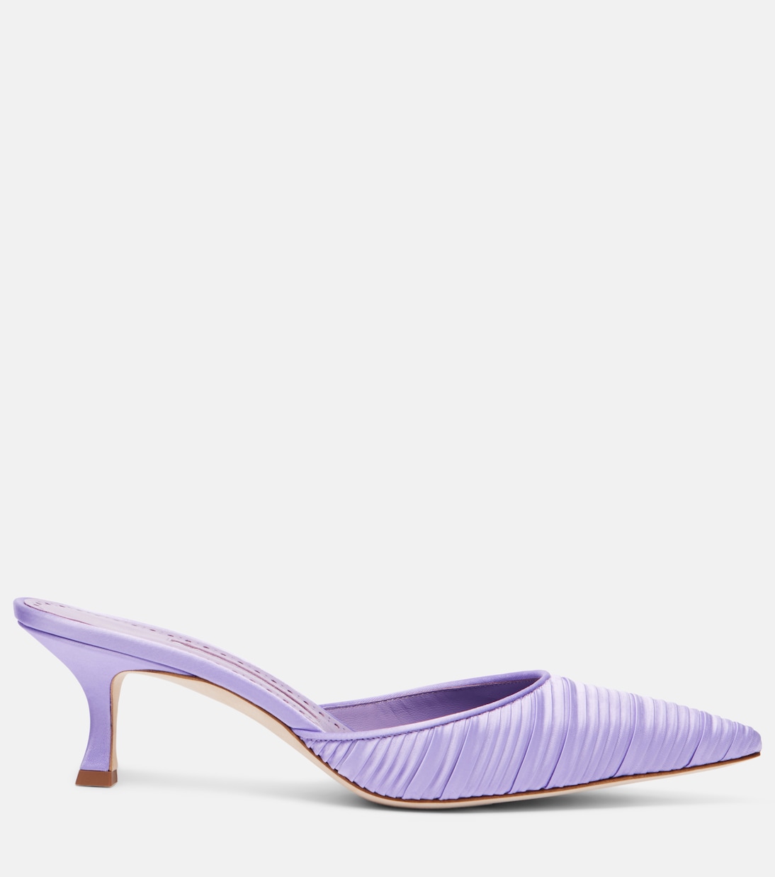 Mules Carolyne 50 aus Satin | Manolo Blahnik