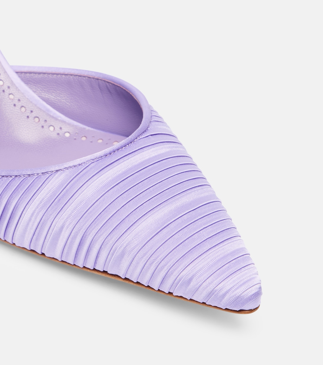 Mules Carolyne 50 aus Satin | Manolo Blahnik