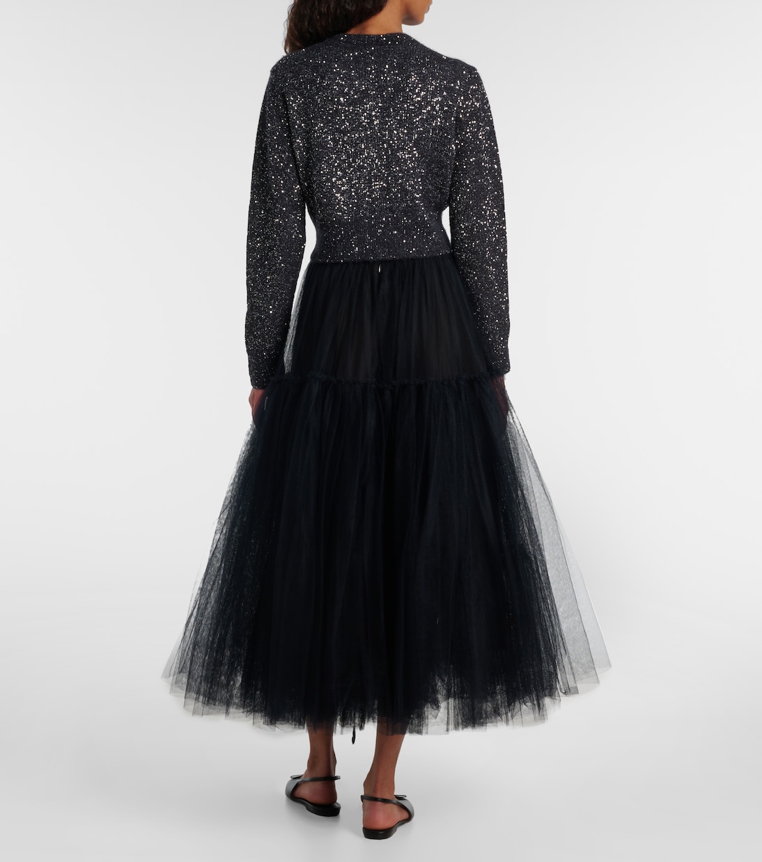 Midirock aus Tüll | Erdem