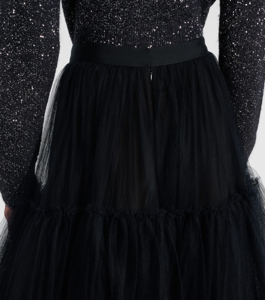 Midirock aus Tüll | Erdem