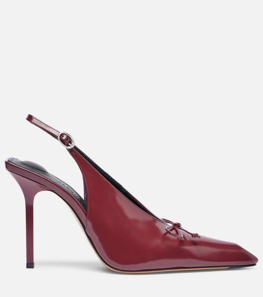 Cubisto 100 leather slingback pumps | Jacquemus
