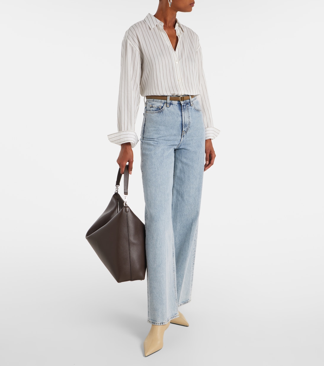 Tote Bag Bevel aus Leder | Toteme