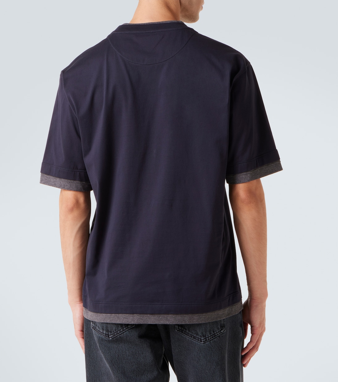 T-Shirt aus Baumwoll-Jersey | Prada