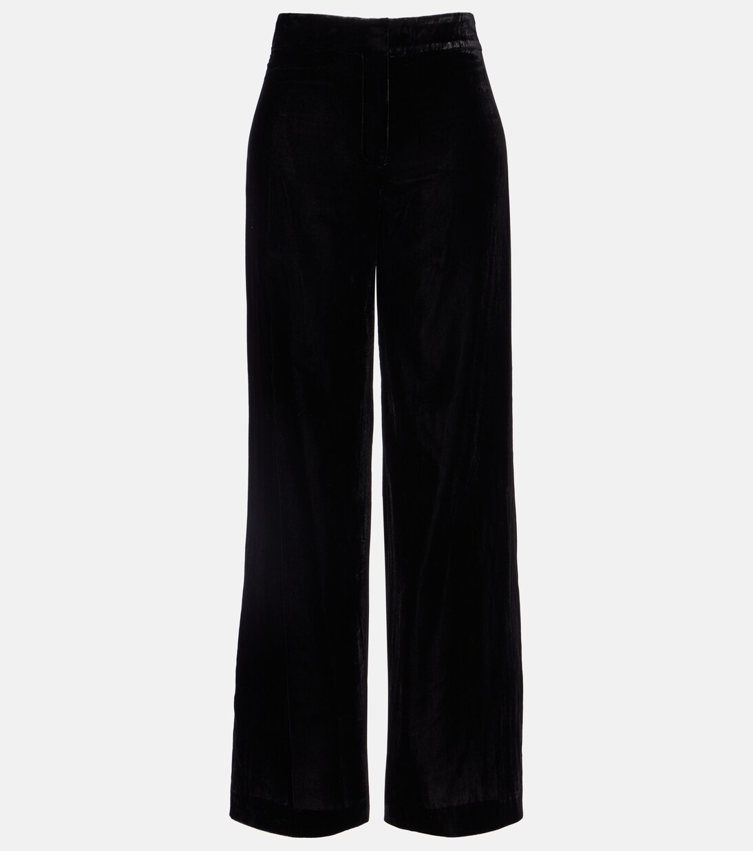 Alex high-rise velvet wide-leg pants | Veronica Beard
