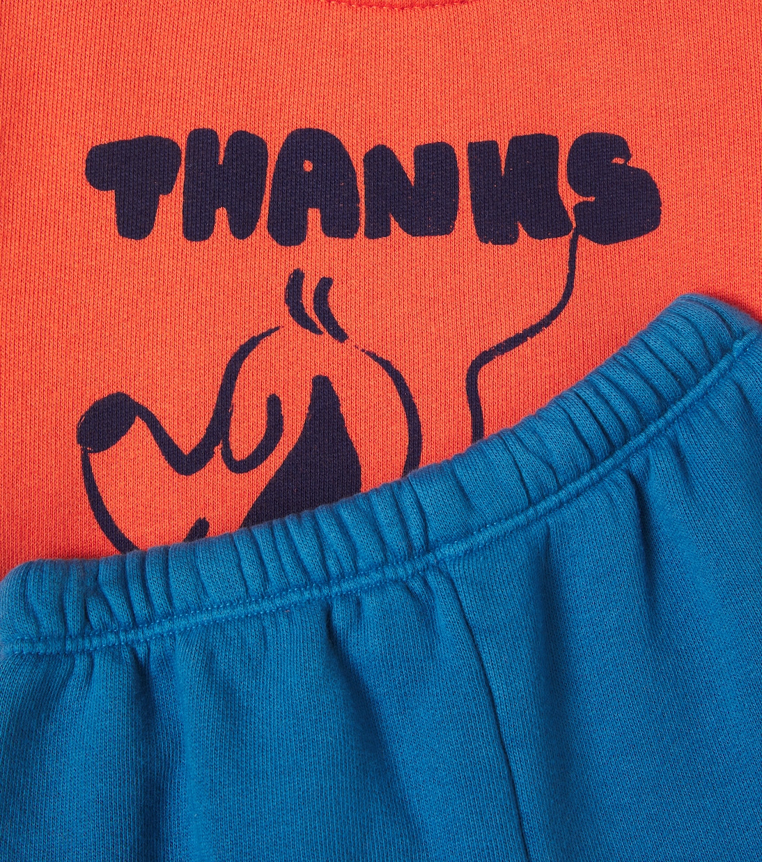 Baby printed cotton sweatshirt and sweatpants set | Bobo Choses