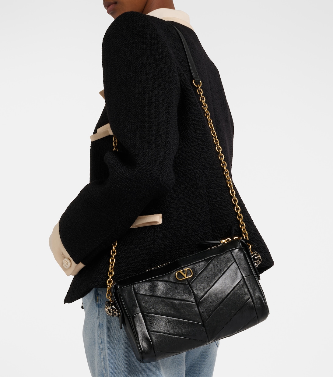 Schultertasche Panthea Small aus Leder | Valentino Garavani