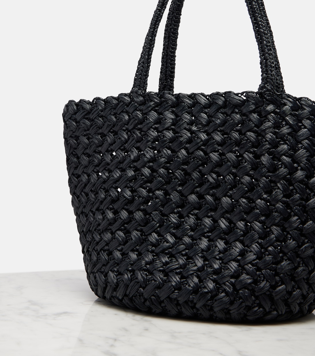 Sac Estelle 2 Medium en raphia | The Row