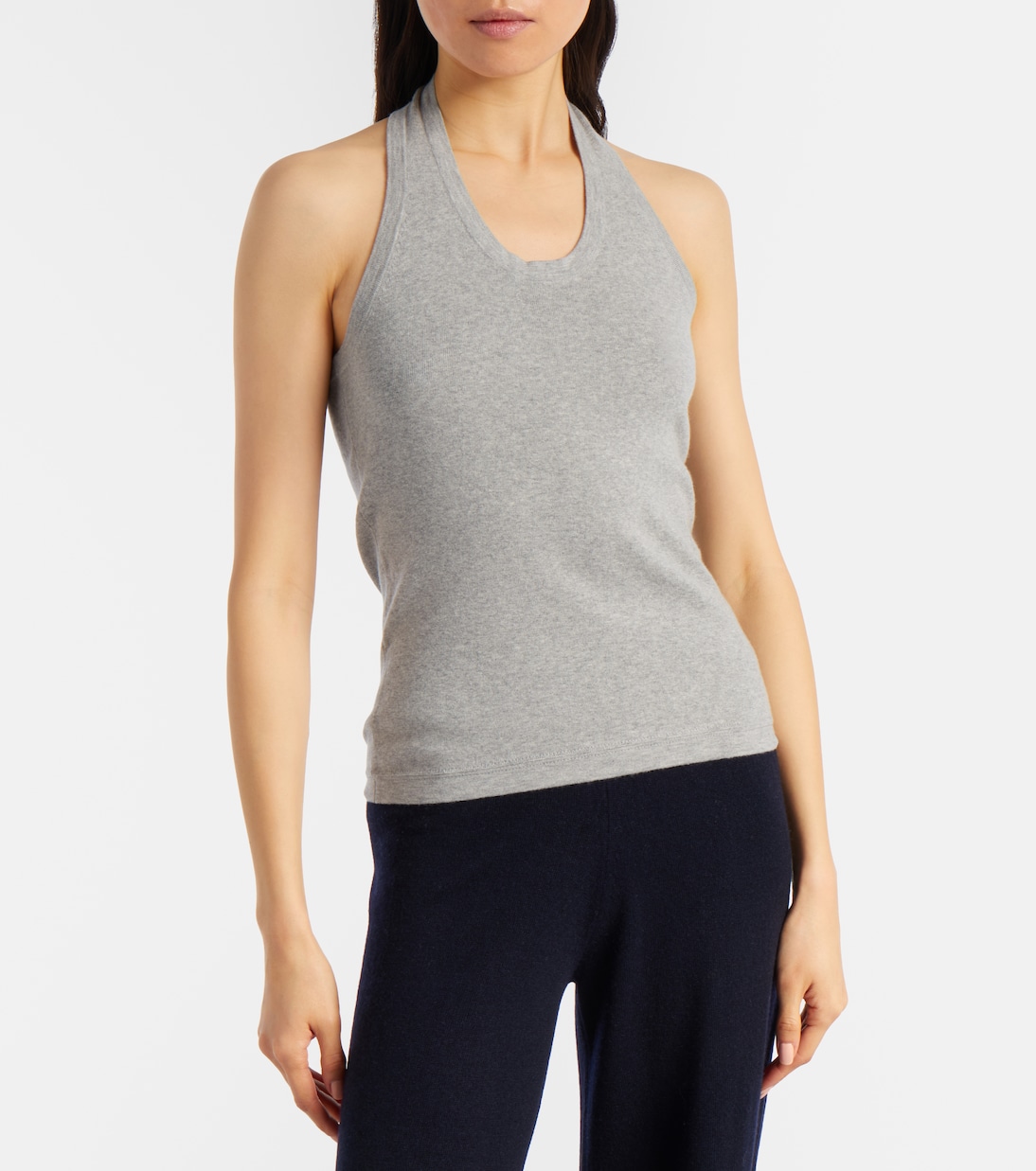 Top Jerry in jersey di cotone e cashmere | Extreme Cashmere