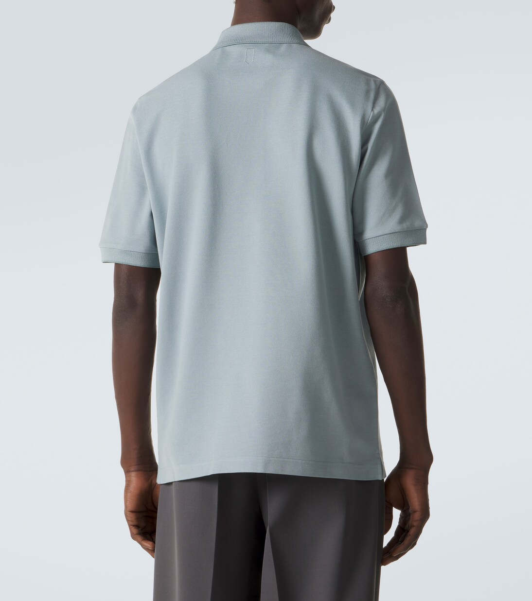 Cotton piqué polo shirt | Canali