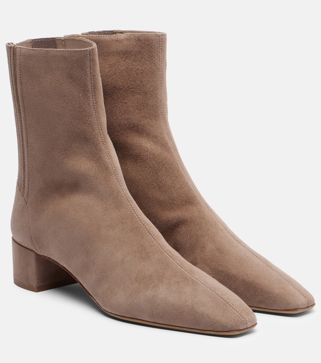 Saint Honoré 35 suede ankle boots | Aquazzura