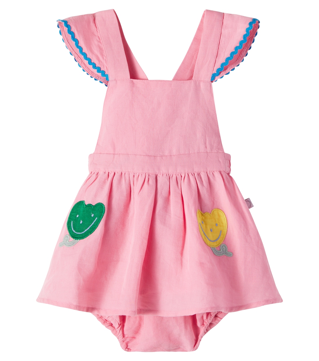 Baby - Abito e culottes in misto lino  | Stella McCartney Kids