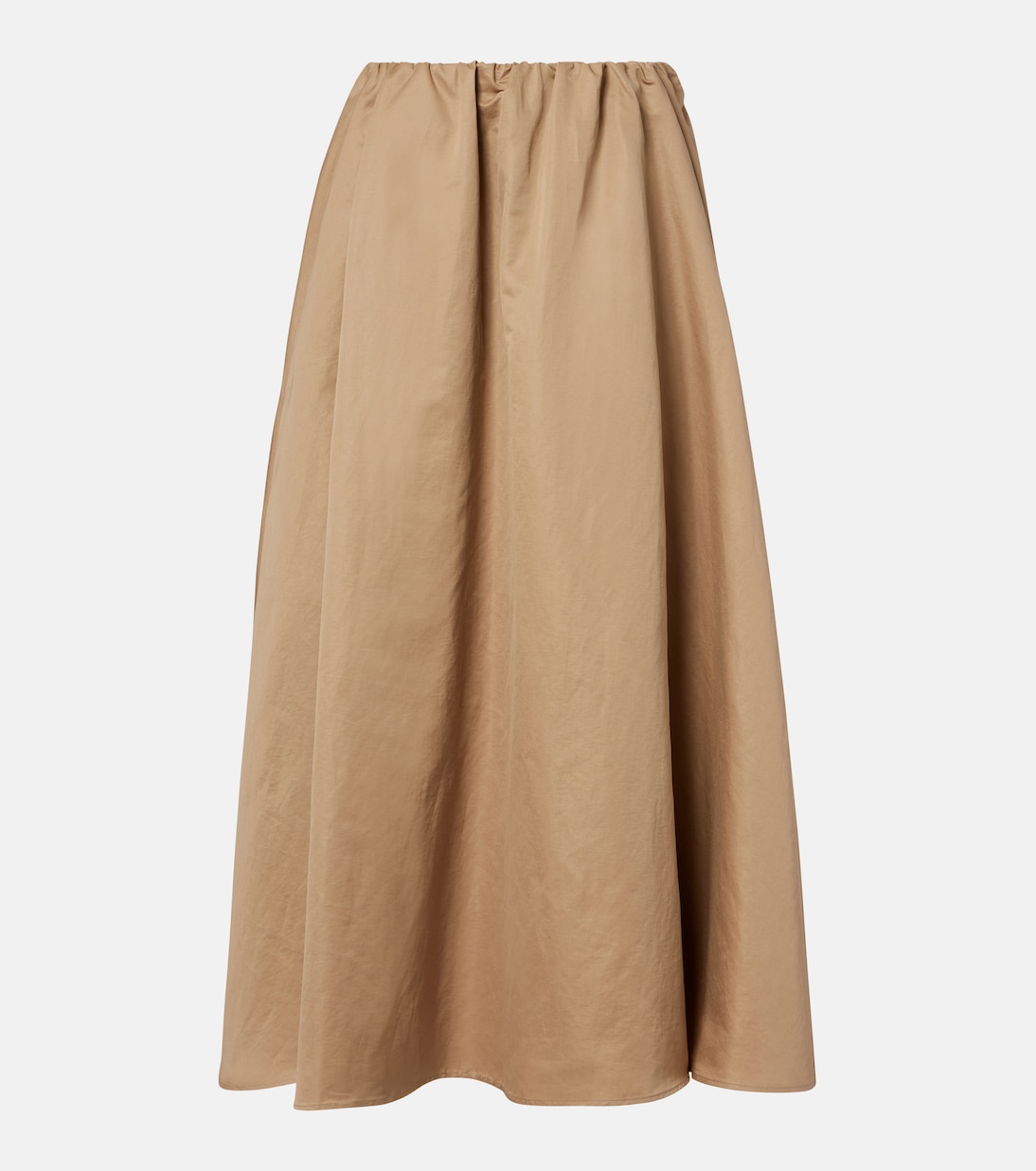 Cotton-blend midi skirt | Brunello Cucinelli