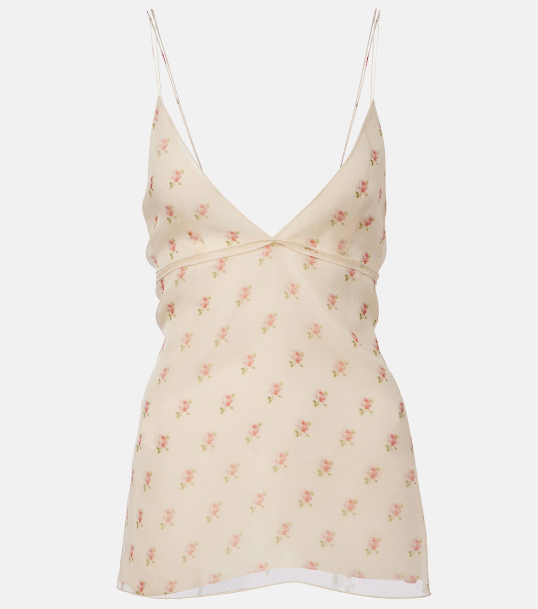 Timy floral silk organza camisole | Khaite