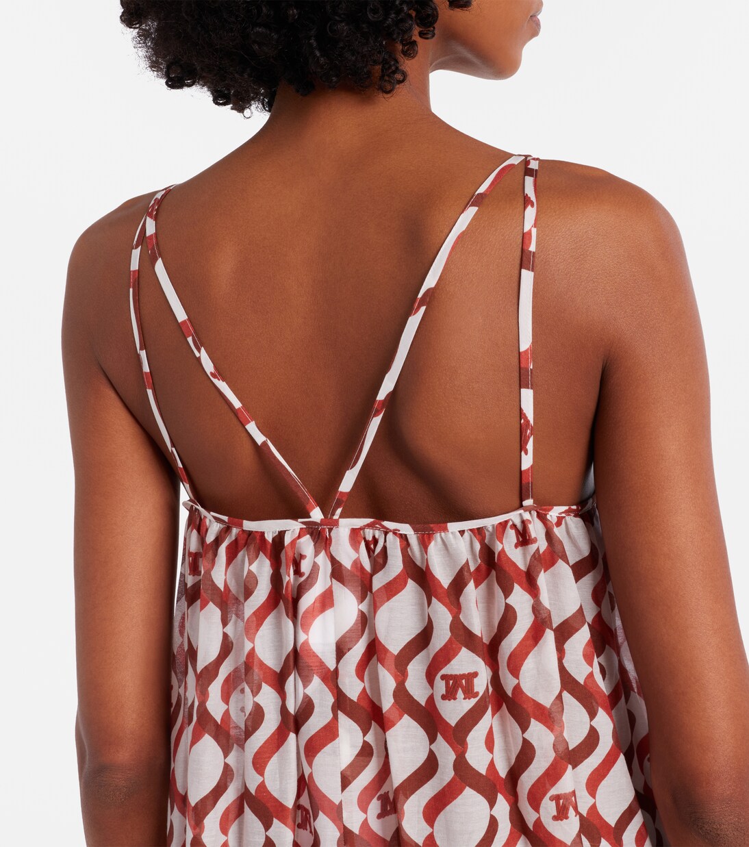 Robe midi Alisso en coton et soie | Max Mara