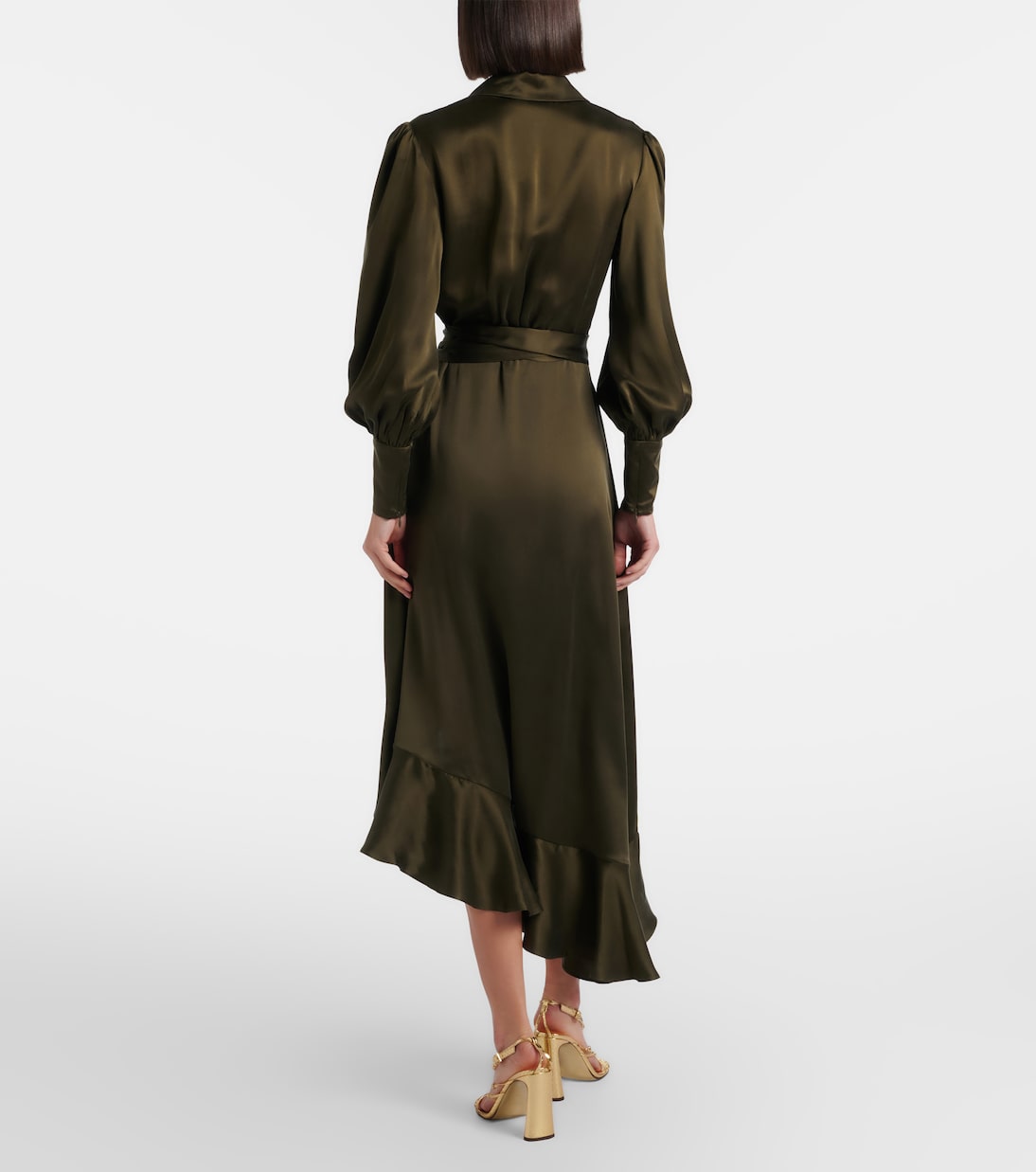 Silk wrap dress | Zimmermann