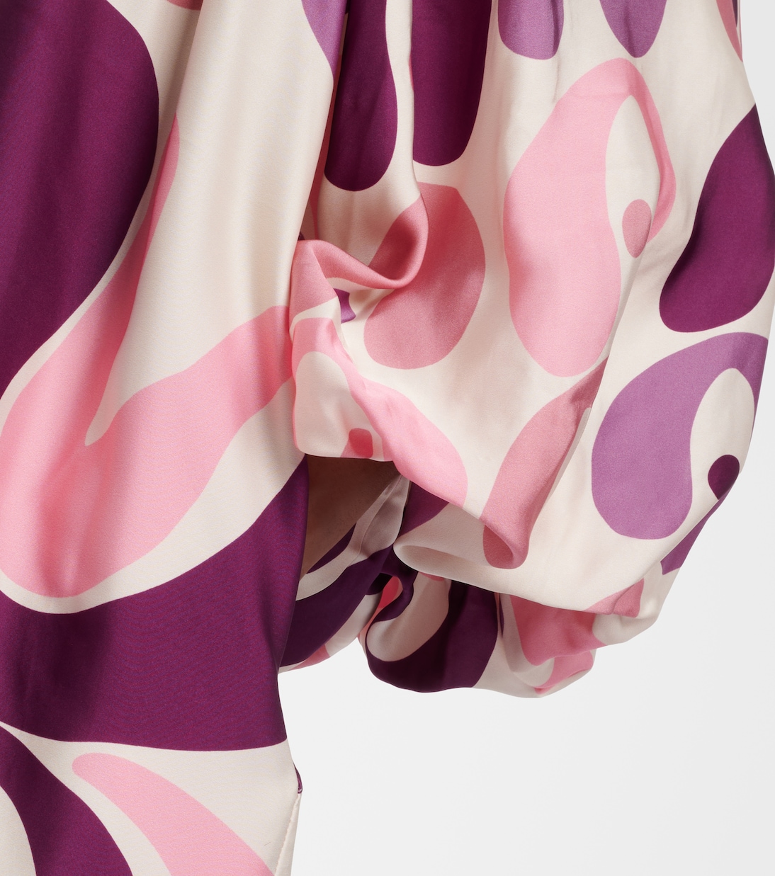 Printed satin minidress | Adriana Degreas