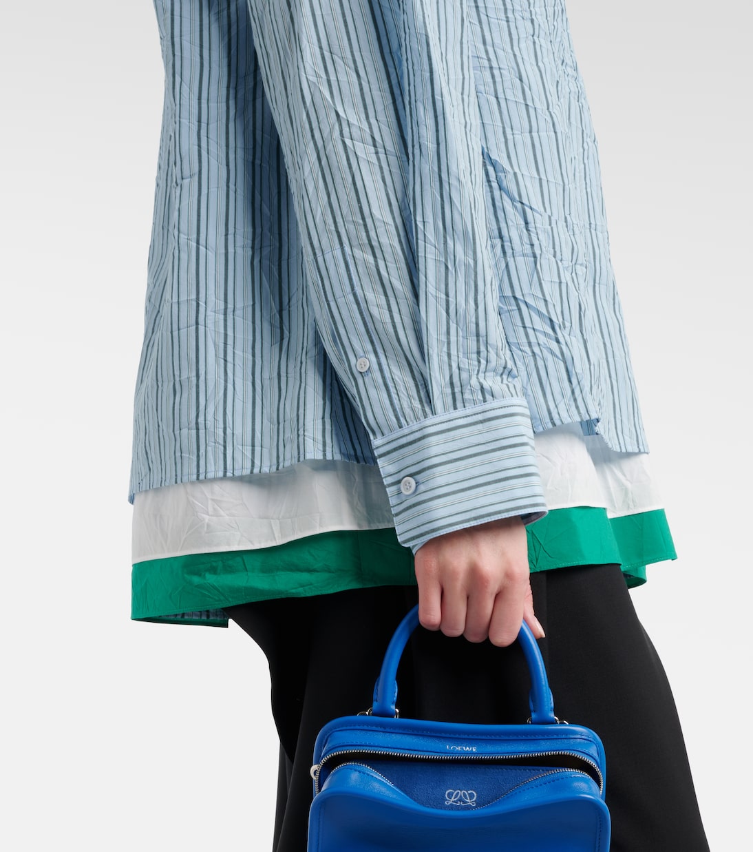 Chemise Anagram en coton mélangé | Loewe