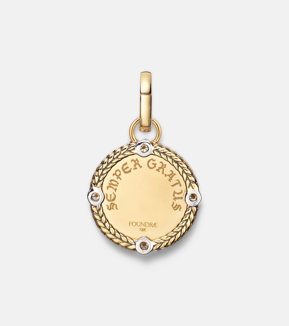 Collana Infinite Gratitude in oro 18kt con diamanti | FoundRae