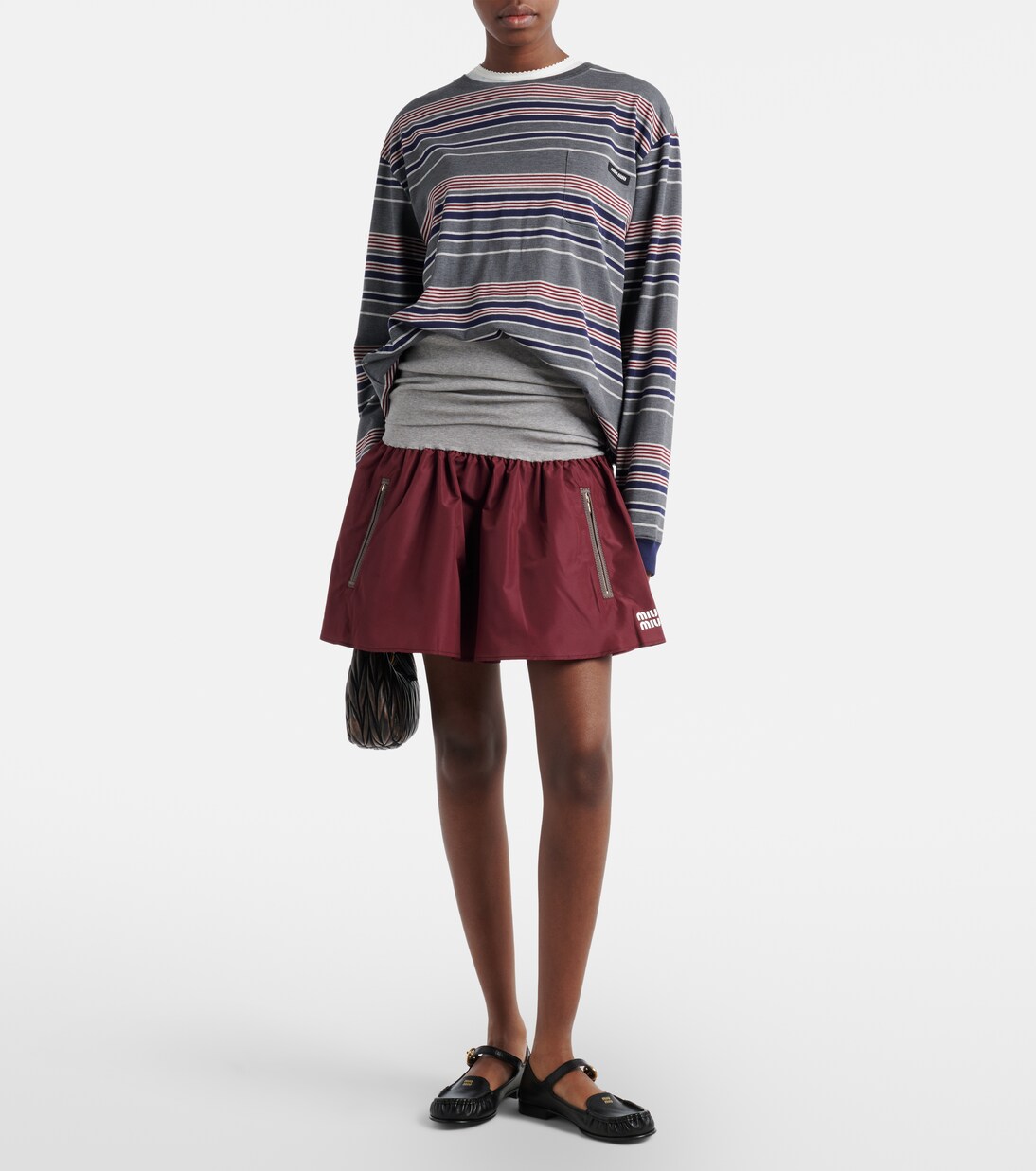 Technical miniskirt | Miu Miu