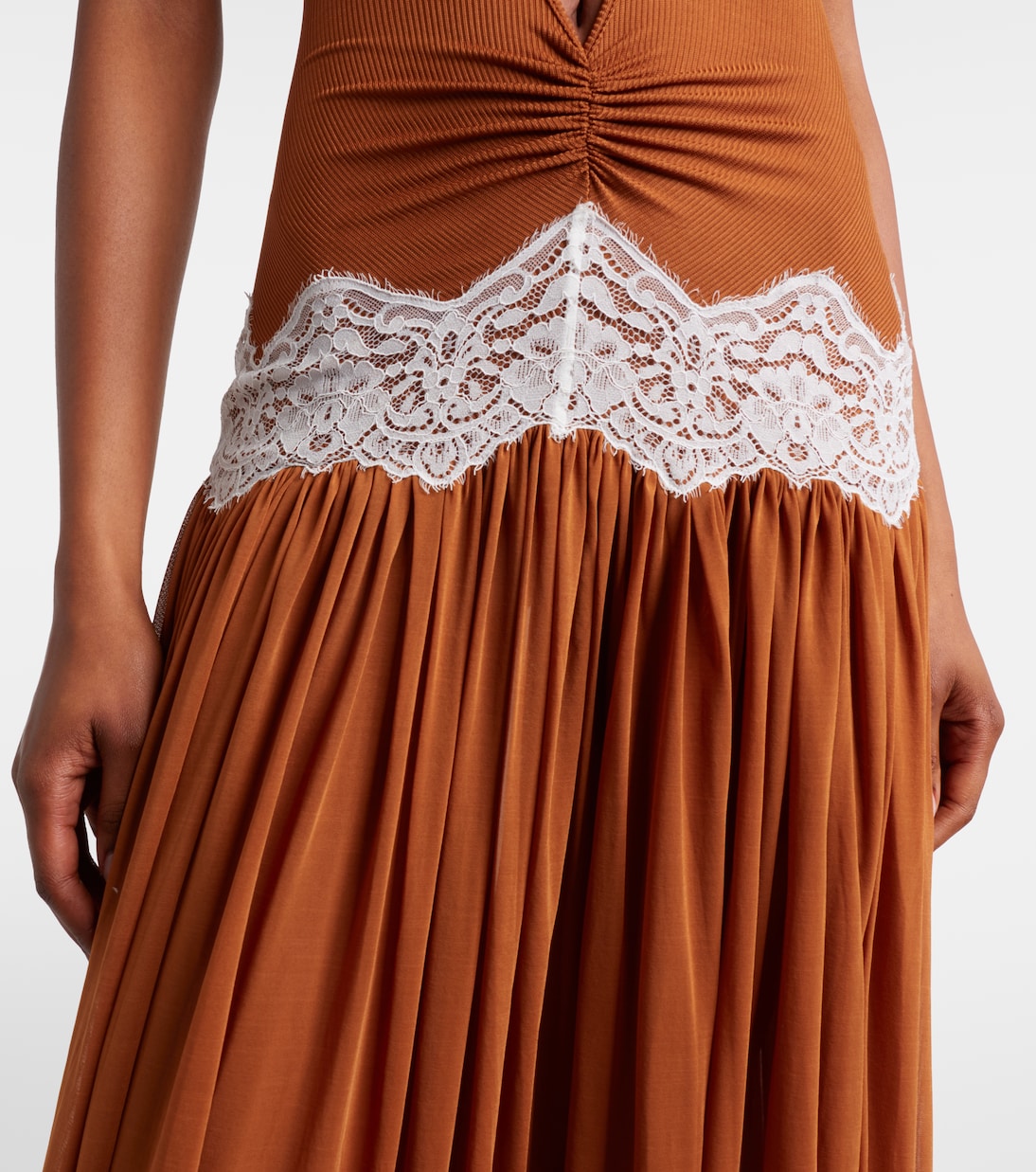 Cutout lace-trimmed gown | Christopher Esber