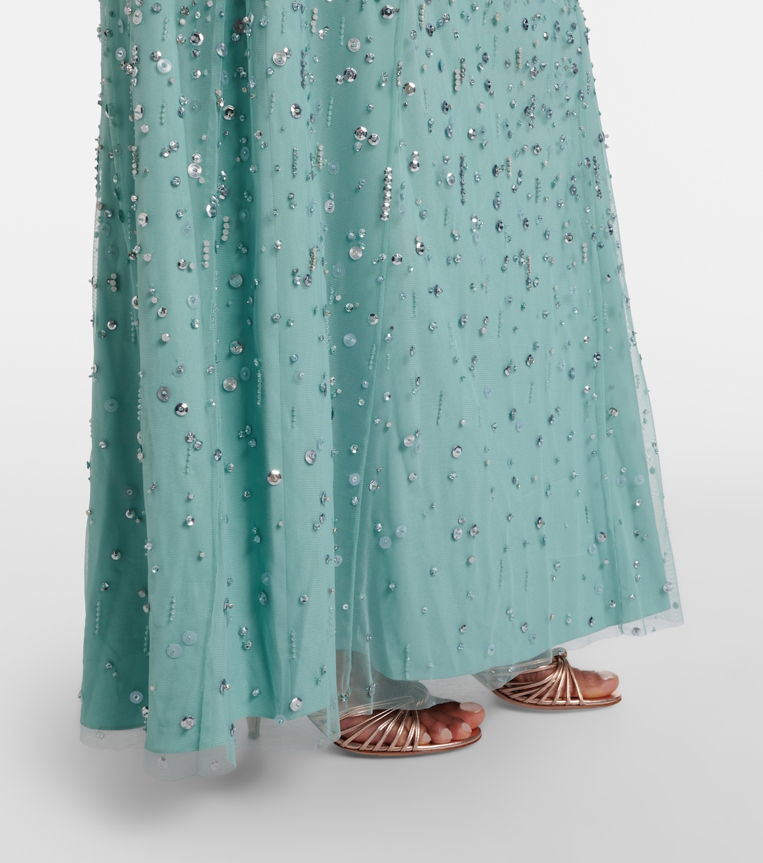 Robe Crystal Drop mit Perlen | Jenny Packham