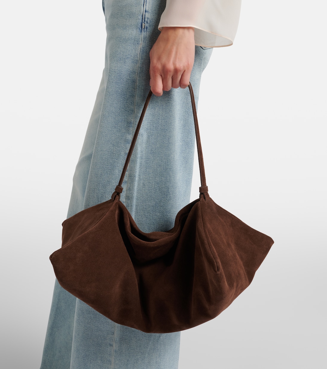 Origami Medium suede shoulder bag | Altuzarra