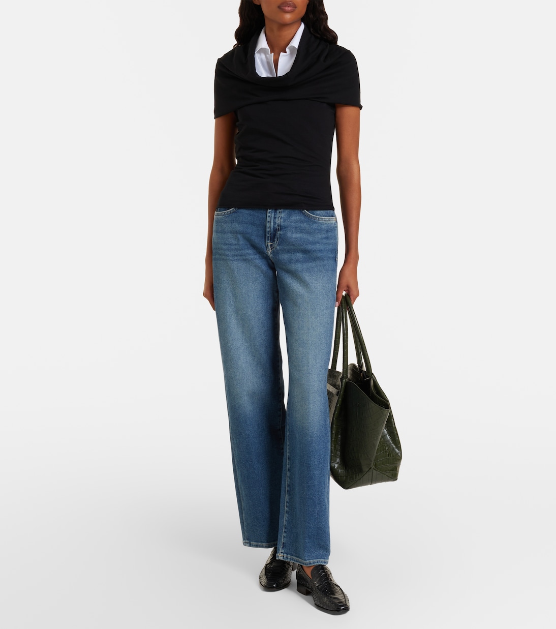 Stovepipe straight jeans | 7 For All Mankind