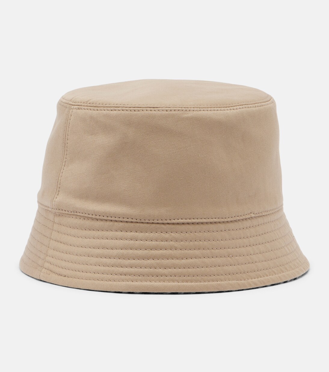 Monili cotton and linen bucket hat | Brunello Cucinelli