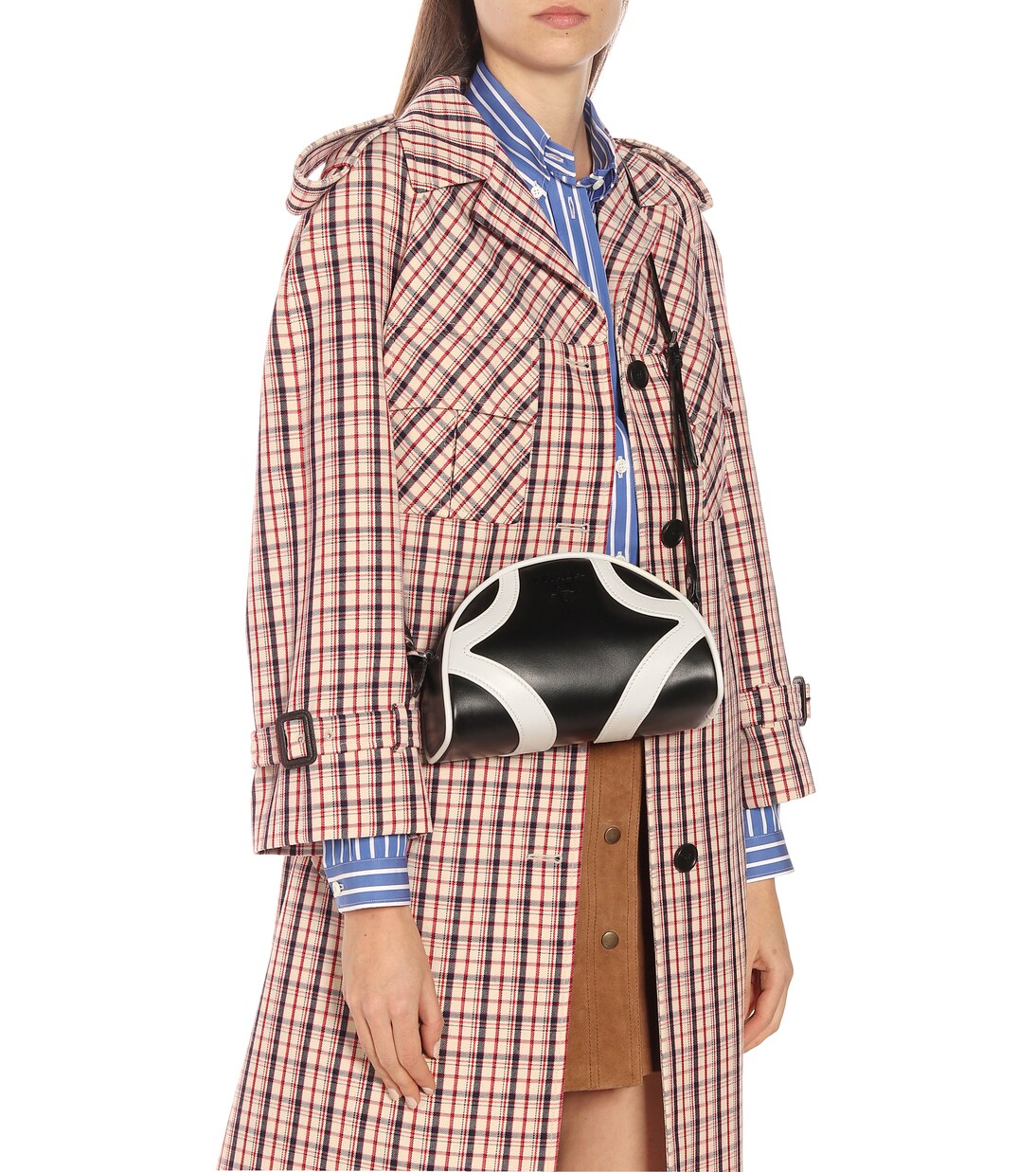 Schultertasche Bowling aus Leder | Prada