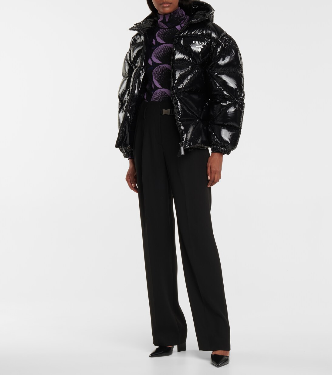 Quilted down jacket | Prada