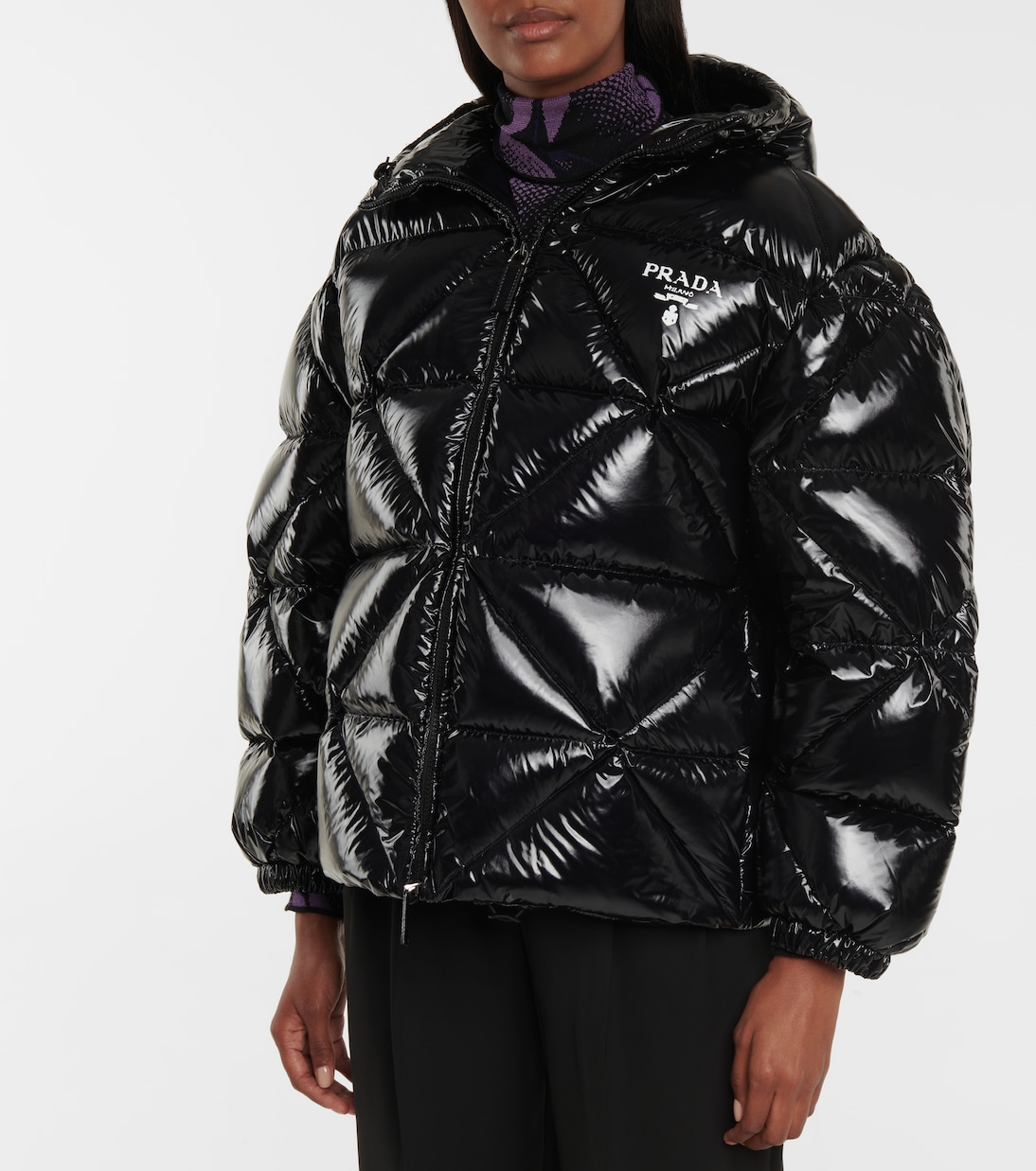 Quilted down jacket | Prada