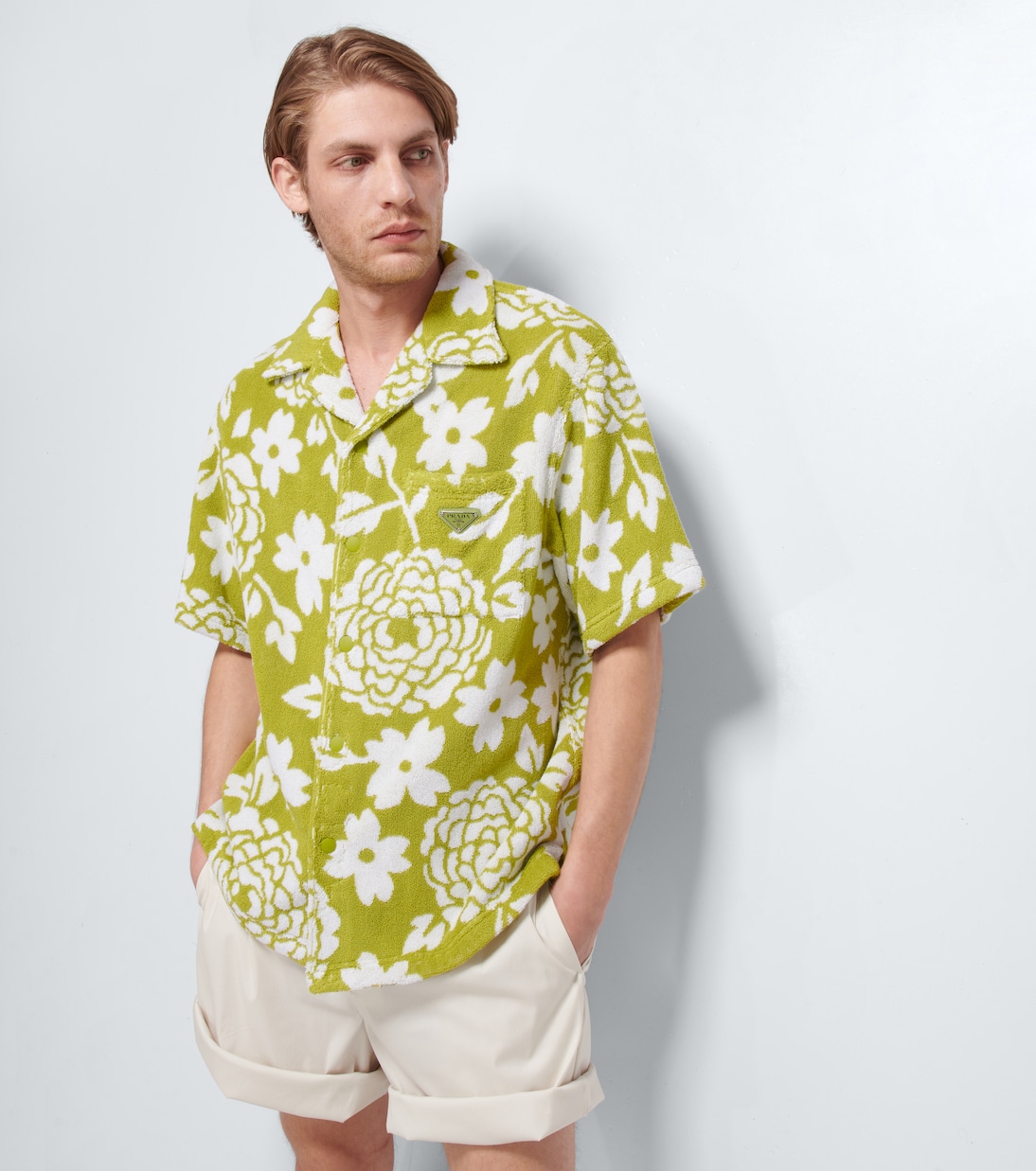 Hemd aus Baumwollfrottee | Prada