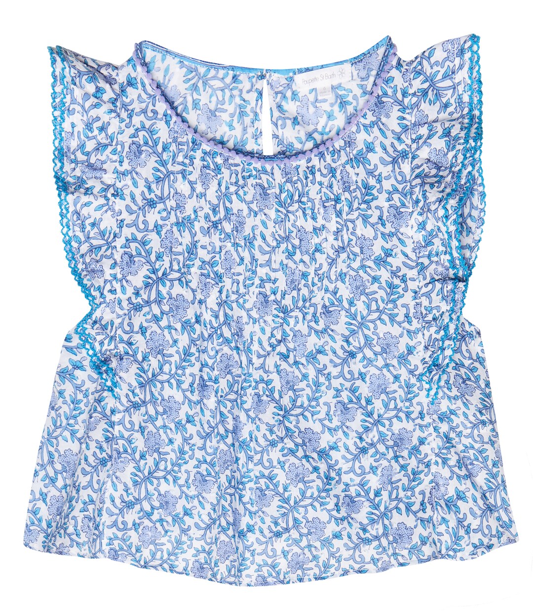 Amber floral top | Poupette St Barth Kids