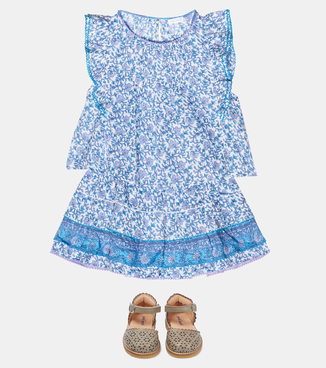 Amber floral top | Poupette St Barth Kids