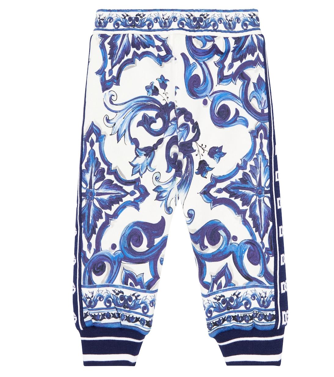 Printed cotton jersey sweatpants | Dolce&Gabbana Kids