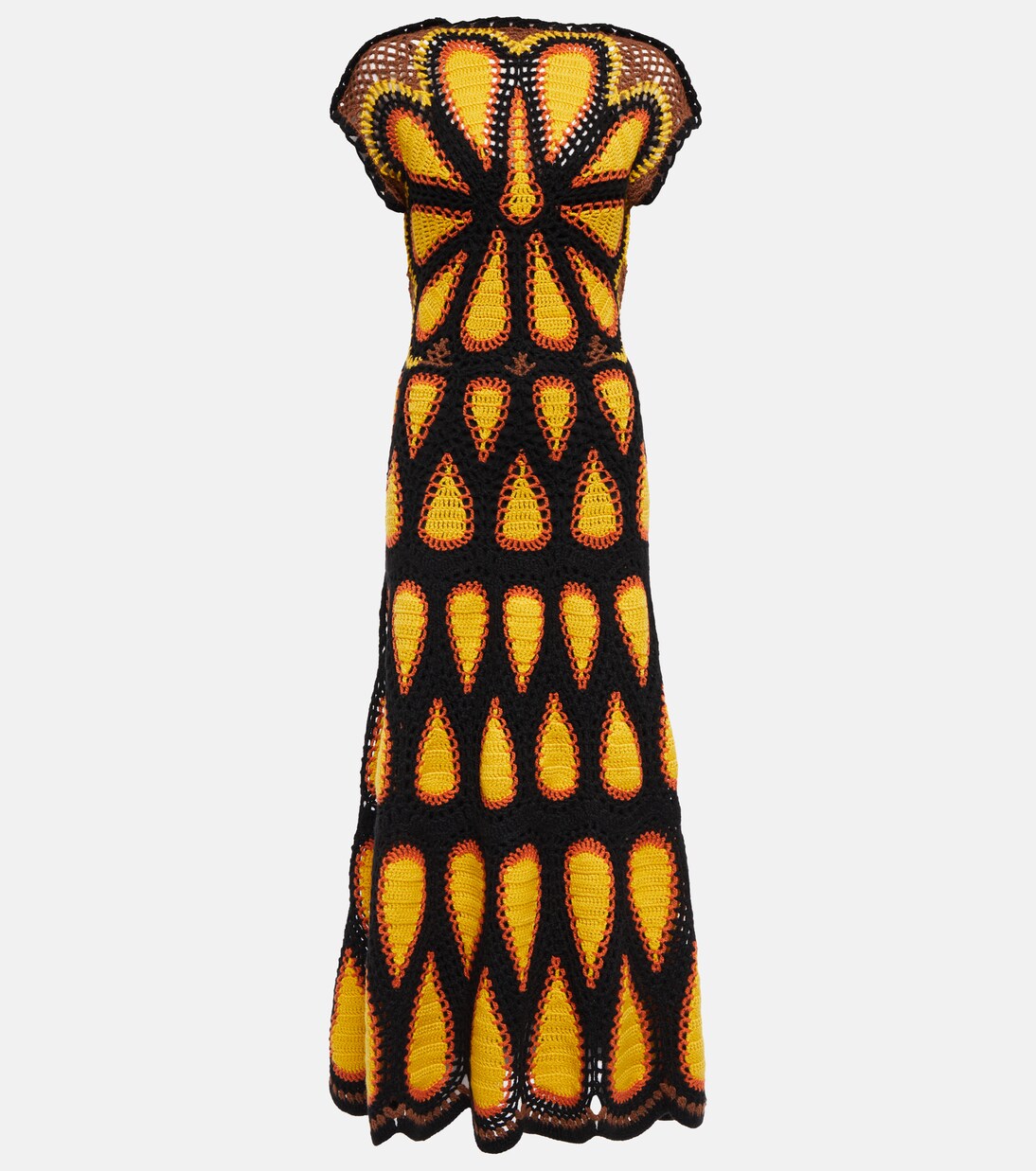 Robe midi Aidy en crochet de cachemire | Gabriela Hearst