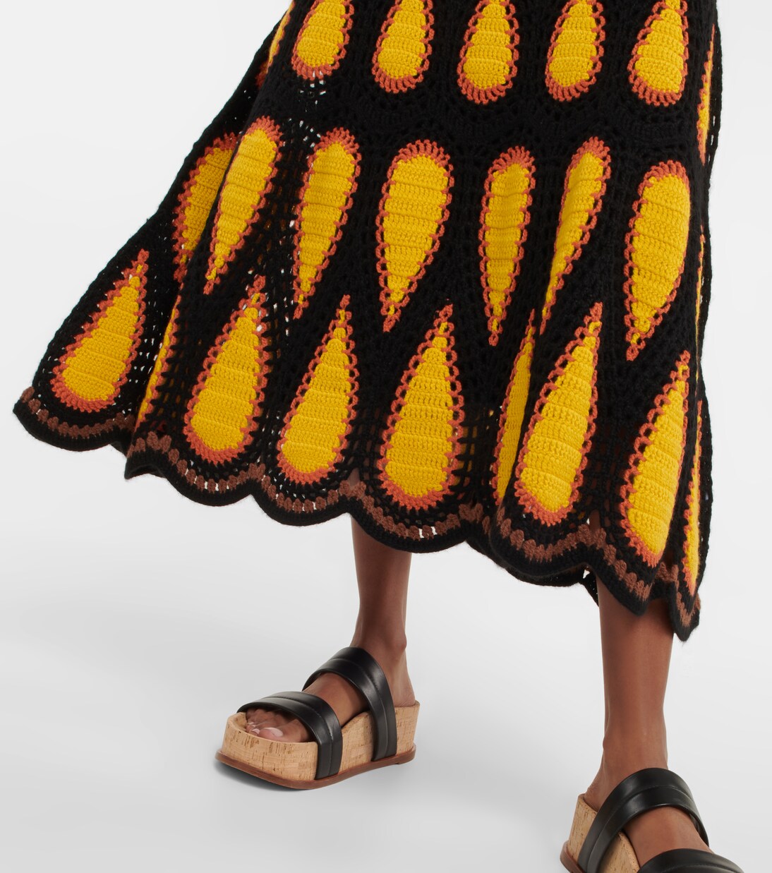 Robe midi Aidy en crochet de cachemire | Gabriela Hearst