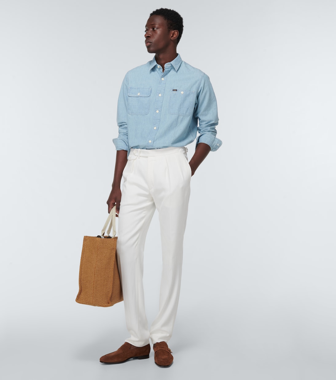 Cotton chambray shirt | Polo Ralph Lauren