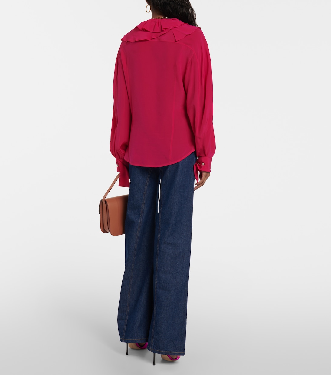 Bluse aus Crêpe de Chine | Victoria Beckham