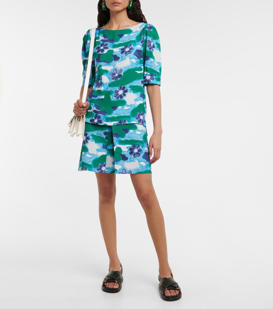 Bedruckter Minirock aus Cady | Marni