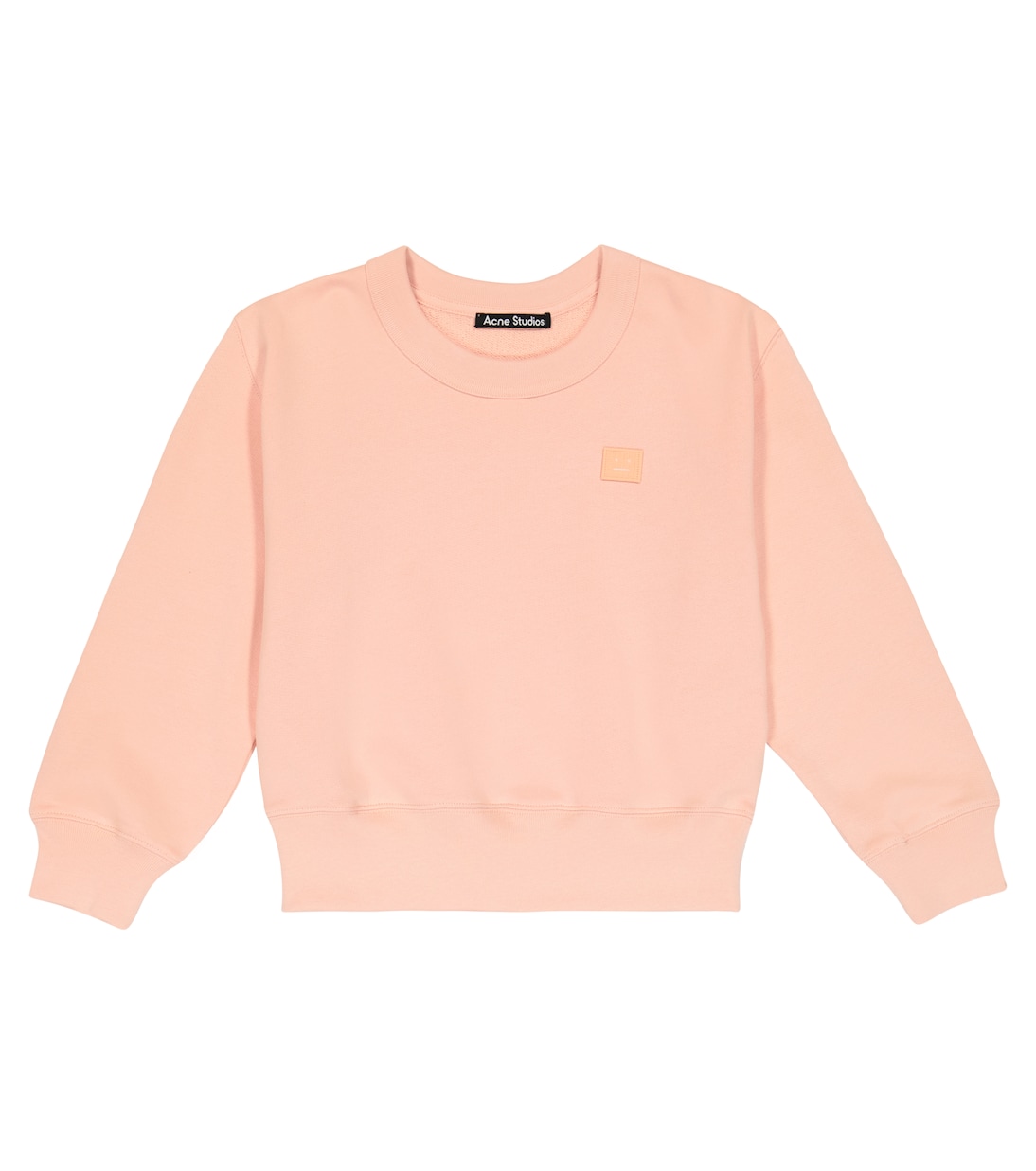 Face cotton sweatshirt | Acne Studios Kids