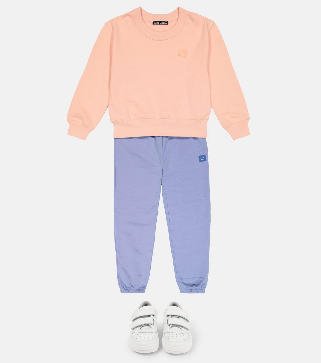 Face cotton sweatshirt | Acne Studios Kids