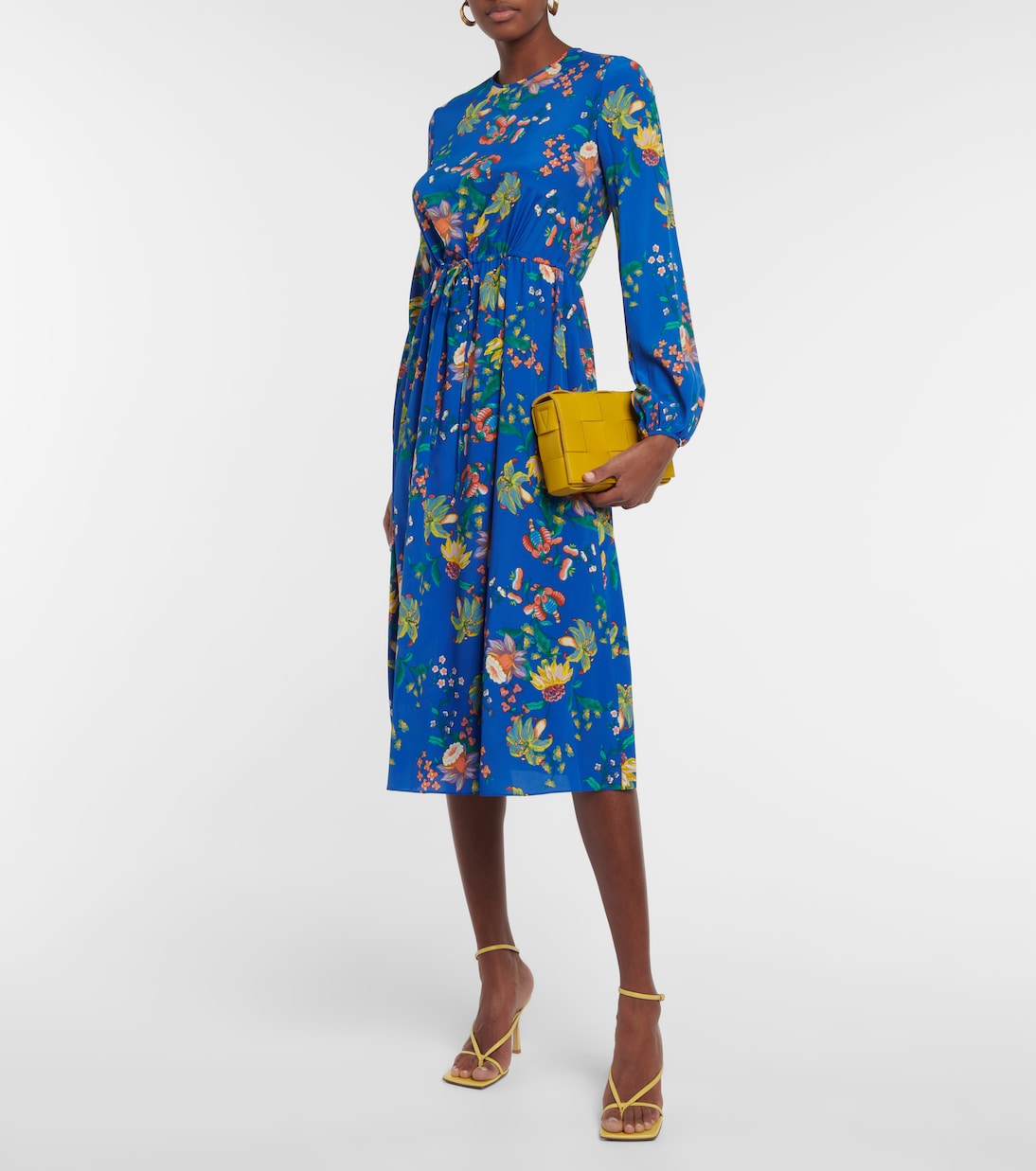 Robe midi Sydney à fleurs | Diane von Furstenberg