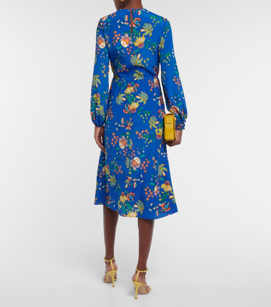 Robe midi Sydney à fleurs | Diane von Furstenberg