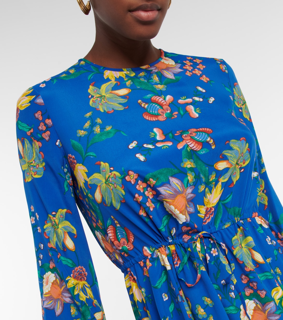 Robe midi Sydney à fleurs | Diane von Furstenberg