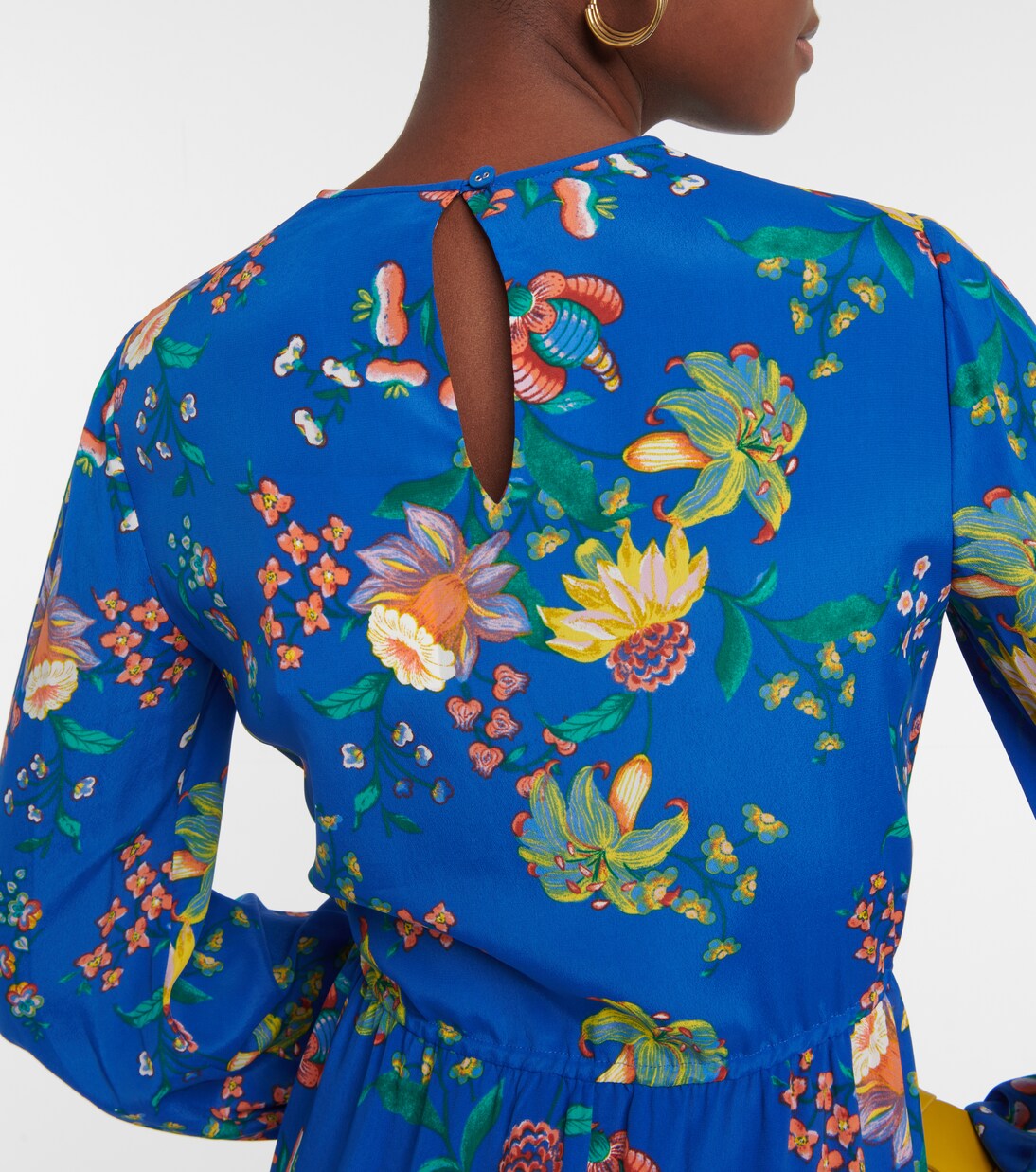 Robe midi Sydney à fleurs | Diane von Furstenberg