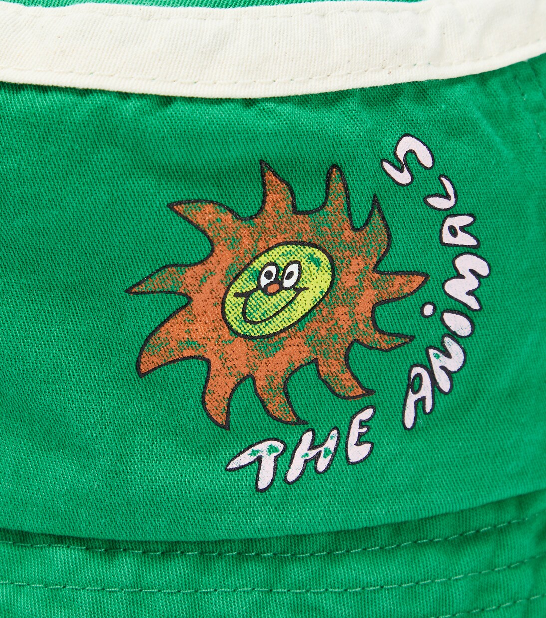 Baby Starfish printed cotton bucket hat | The Animals Observatory