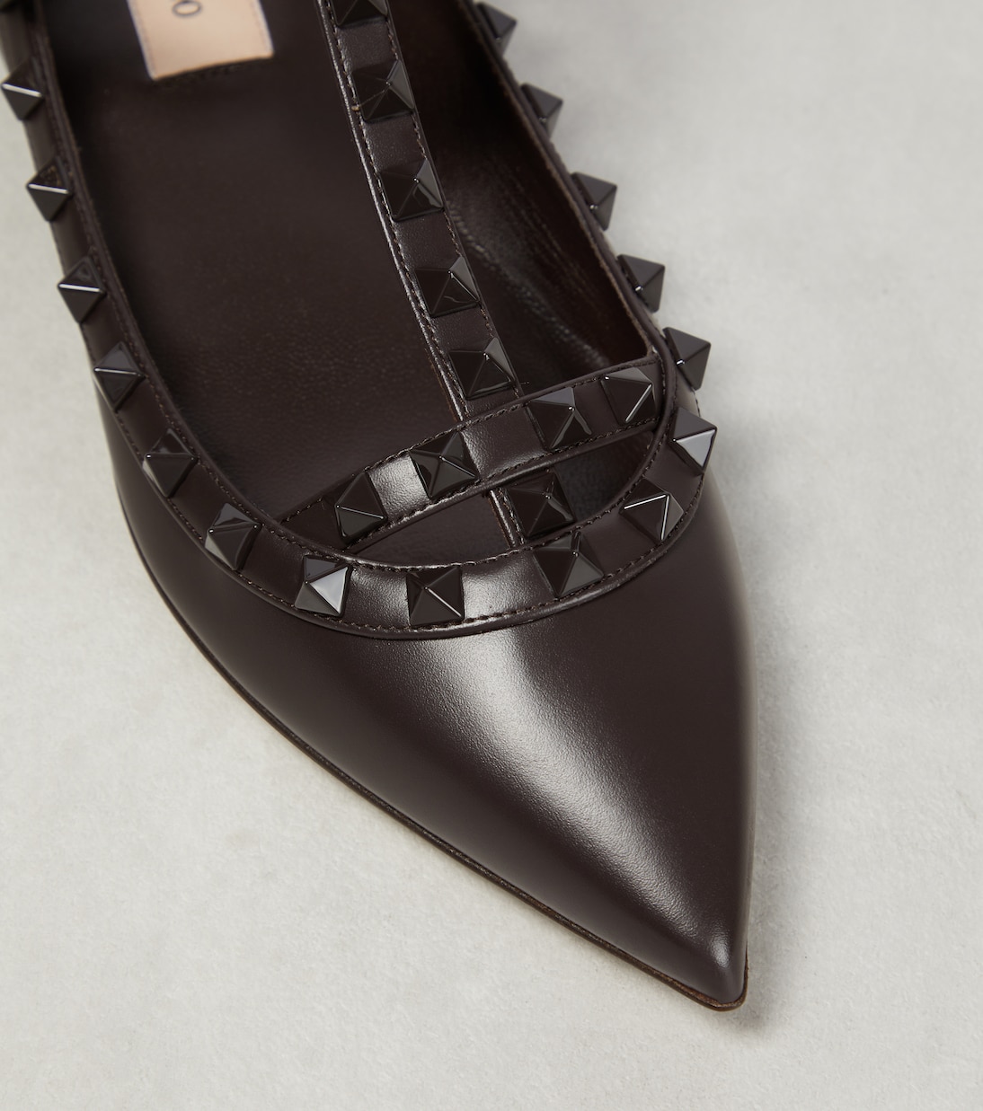 Rockstud leather ballet flats | Valentino Garavani
