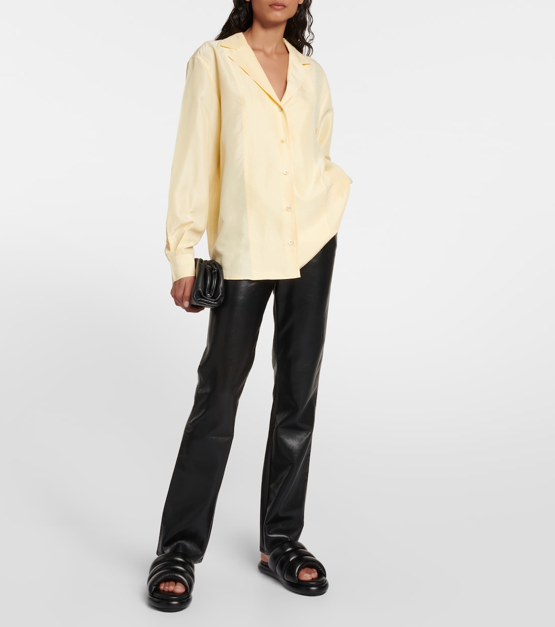 Pantoletten aus Leder | Proenza Schouler