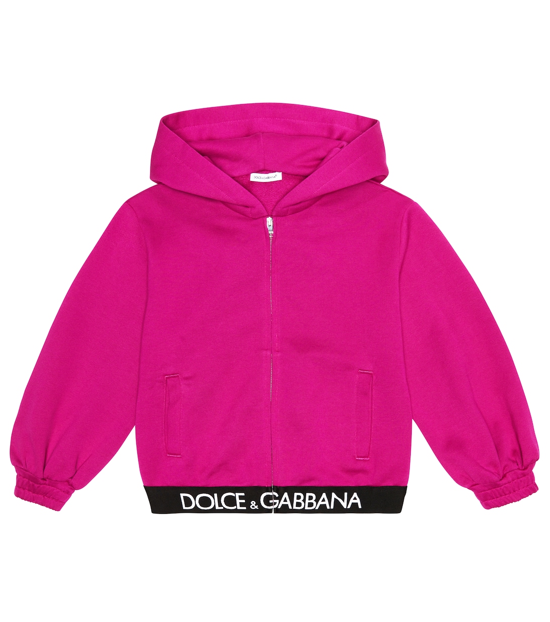 Baby logo-trimmed cotton hoodie | Dolce&Gabbana Kids